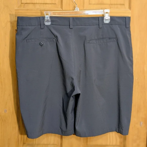 Grand Slam Performance Men's Golf Shorts 40 Waist Gray Bermuda Athleisure - Picture 6 of 8